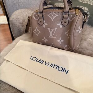 New small Beige Monogram Mini Bag